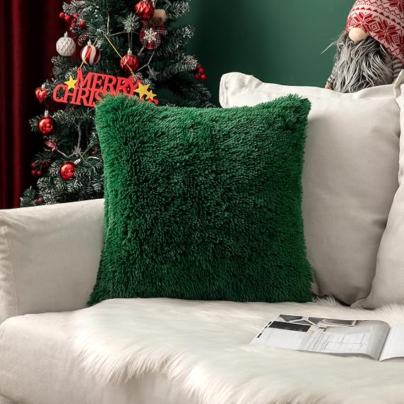 Pack of 2 Faux Fur Cushion Covers | Soft & Fluffy